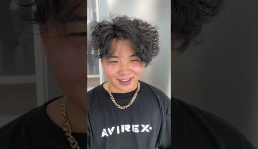 アップバングヘアセット！清潔感男子！