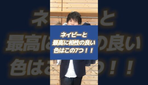 【30代・40代メンズ】大人に似合うネイビーの配色はこの７つで間違いない！#メンズファッション #メンズ服 #色合わせ #ネイビー #dコレ