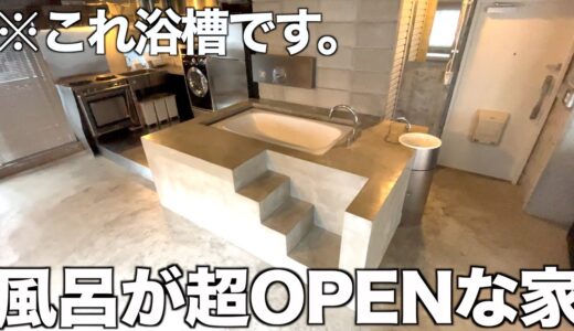 【自由すぎる間取り】部屋に超オープンなお風呂が?!大胆なリノベーションを遂げたこだわりワンルームを内見！