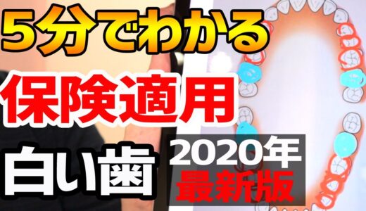 保険適用の白い歯！どこが適用かわかりやすくお伝えします！