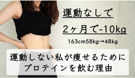 【ダイエット】運動せずに2ヶ月で10kg痩せた私が毎日プロテインを飲む理由 / 私が痩せた方法 / 1日の食事ルーティン