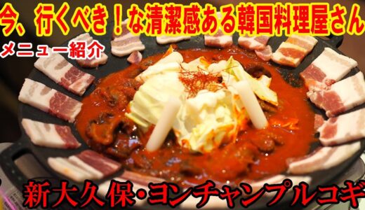 【韓国料理】今、行くべき！な美味しい&清潔感アリの韓国料理屋さんをご紹介【新大久保・ヨンチャンプルコギ】