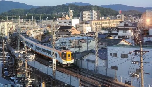 ゆるな休日♥三重県伊勢市にある、伊勢パールピアホテルで、電車を見る。青春18きっぷ　電車展望　伊勢うどん