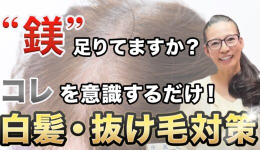 【薄毛・抜け毛対策】髪の悩みを解決する食事