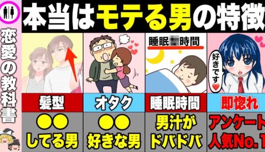 【総集編】本当は人気のある男性の特徴を完全まとめ【恋愛心理学】