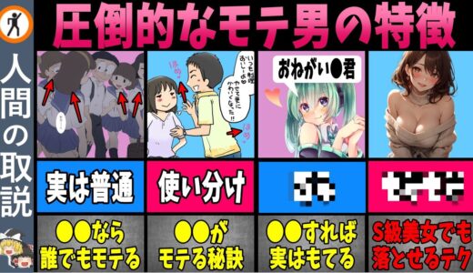 【ゆっくり解説】圧倒的に魅力のある男がとる行動【モテる男/モテない男/恋愛】