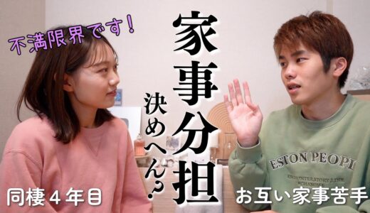 【同棲の悩み】家事のストレスがやばいので彼氏に相談します