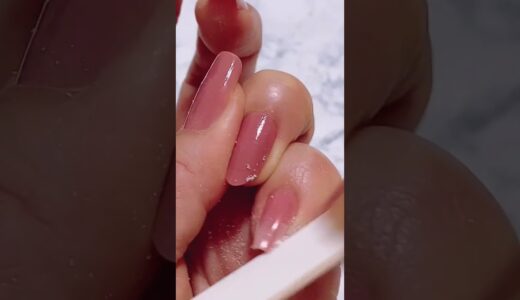 海外で人気の爪の形【３選】#爪の削り方#セルフネイル #nail #shorts