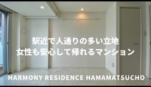 【理想のお部屋】清潔感がある白基調の室内に映えるアクセントクロスがかっこいい『ハーモニーレジデンス浜松町』/Harmony Residence Hamamatsucho