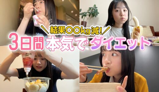 しっかり食べて痩せる！3日間本気のヘルシーメニューでダイエットした結果・・・