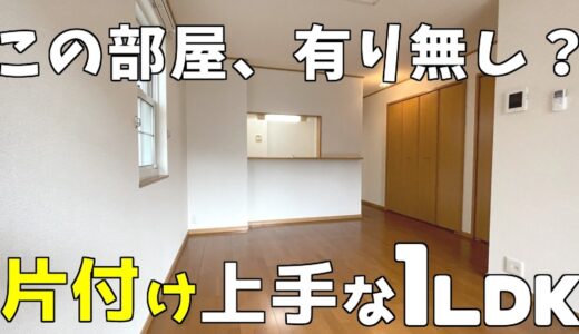 【内見】収納多めでスッキリ生活！これであなたも片付け上手！一人暮らしでも二人暮らしてものんびり暮らせる間取り1LDKの賃貸アパートを内見してみた。【ルームツアー】