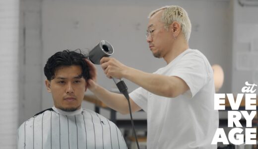 【日米ヘアカット対決・前編 / MAETA “BARBER LIFE”：マエタさん】  #センターパート #バーバー #メンズヘア #odouds