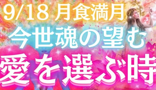 【中秋の名月＆秋分🍁】時代の転換点が到来🌈もう真の愛と豊かさしか選ばない❤️‍🔥この満月から大きく運命を変えていく🌝🪽〈タロット/ルノルマン/オラクルカード/個人鑑定級深掘りリーディング〉