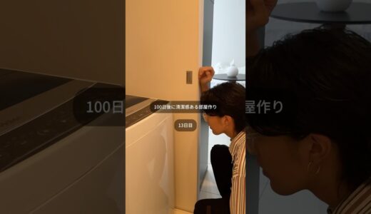 【ハンガー収納】100日後に清潔感ある部屋作り（13/100 day）