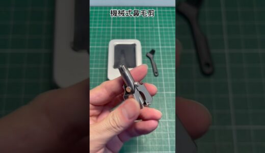 AHOYE 不鏽鋼鼻毛剪(Stainless Steel Manual Nose Hair Trimmer Scissors Professional Nose Hair Clip)