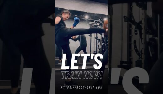 【BODY GRIT 】Let’s Train Now! kickboxing workout #麻布十番 #ボディメイク #トレーニング #マッサージ #shorts