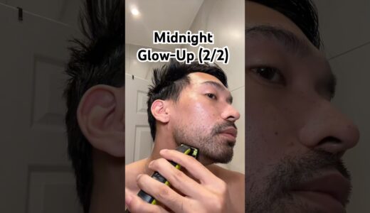 Using Philips OneBlade for My 2AM Glow-Up (2/2) #mensskincare #shaving #beauty #selfcare