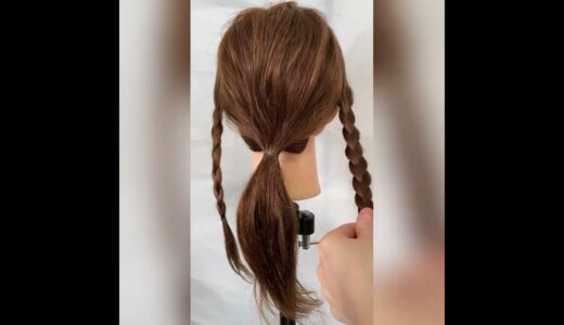 5分でできる朝の時短アレンジ♪#アレンジ #ヘアアレンジ #簡単アレンジ #簡単アレンジ動画#簡単アレンジ #簡単アレンジ動画 #ヘアスタイル #アップヘア#メイク #時短ヘア#時短アレンジ#簡単ヘア