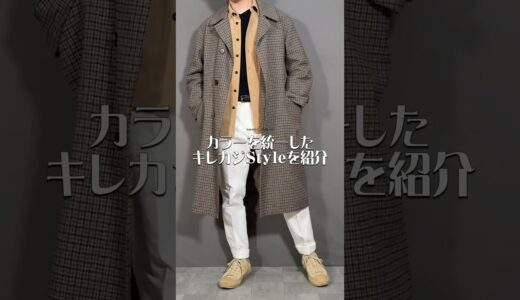 【fashion】【lookbook】カラーを統一したキレカジStyleを紹介‼︎清潔感と落ち着きのあるおすすめのコーディネート！#shorts #fashion #lookbook