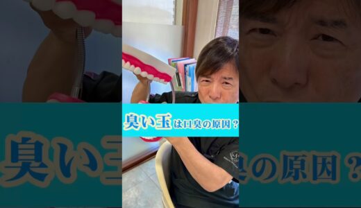 臭い玉は口臭の原因なの？　#なかの歯科 #岡山歯医者 #臭い玉 #口臭 #shorts