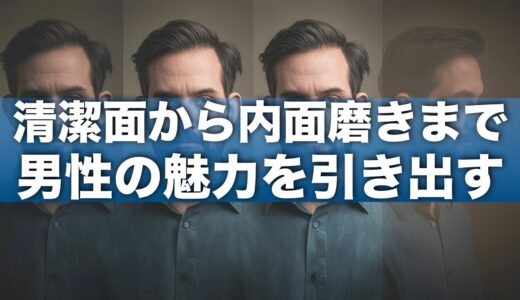 【清潔感から内面磨きまで！】男性の魅力を引き出す究極の自分磨き　[恋愛]