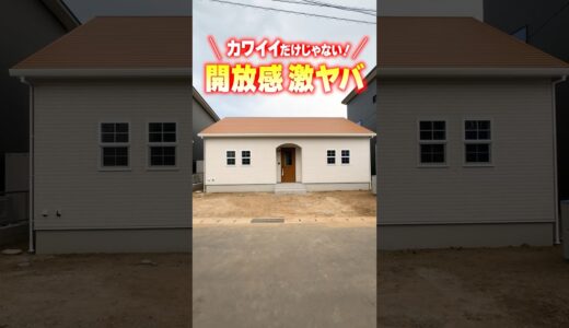 【平屋ルームツアー】圧倒的な開放感！カワイイだけじゃない平屋 #shorts